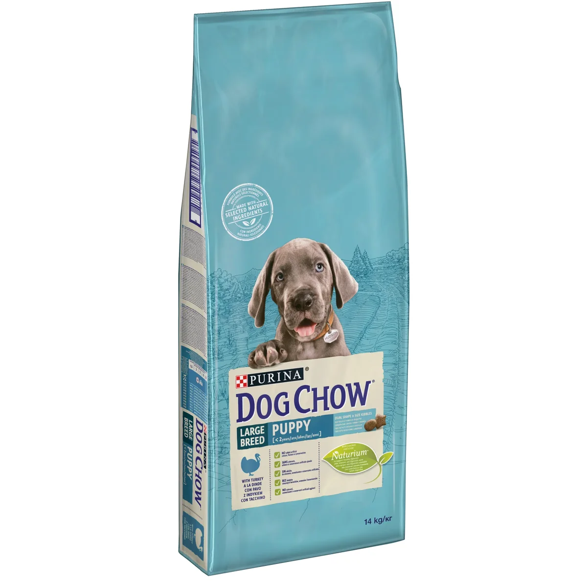 DOG CHOW Puppy, Talie Mare, Curcan, 14 kg