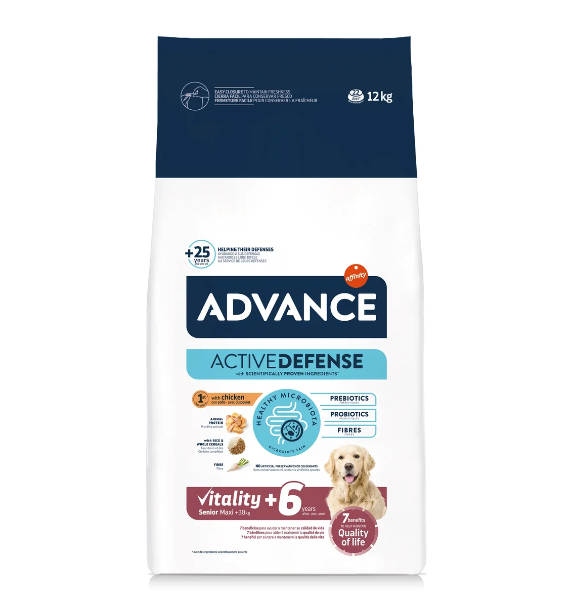Advance Dog Maxi Senior Vitality, 12 kg