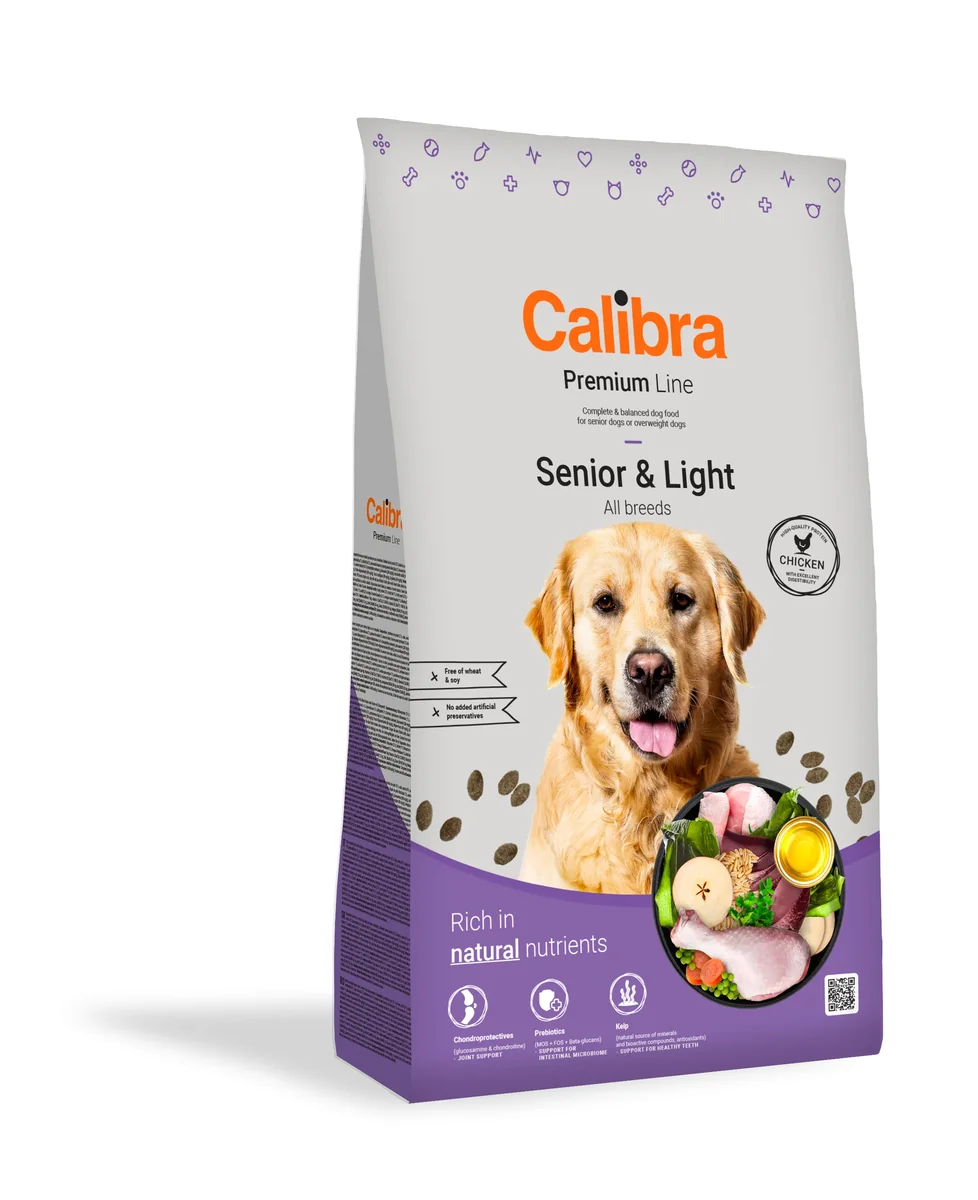 Calibra Dog Premium Line Senior & Light, 12 kg