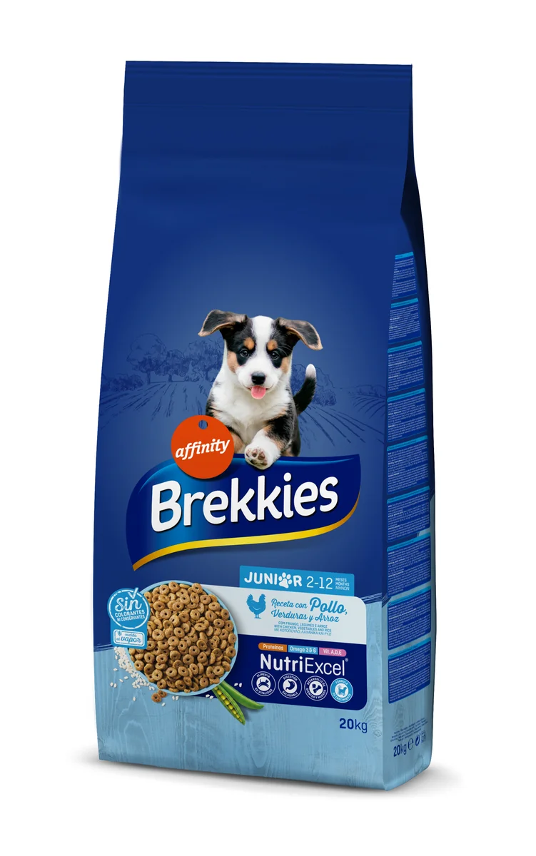 Hrana uscata caini, Brekkies Dog Excel Junior Original, 20 kg