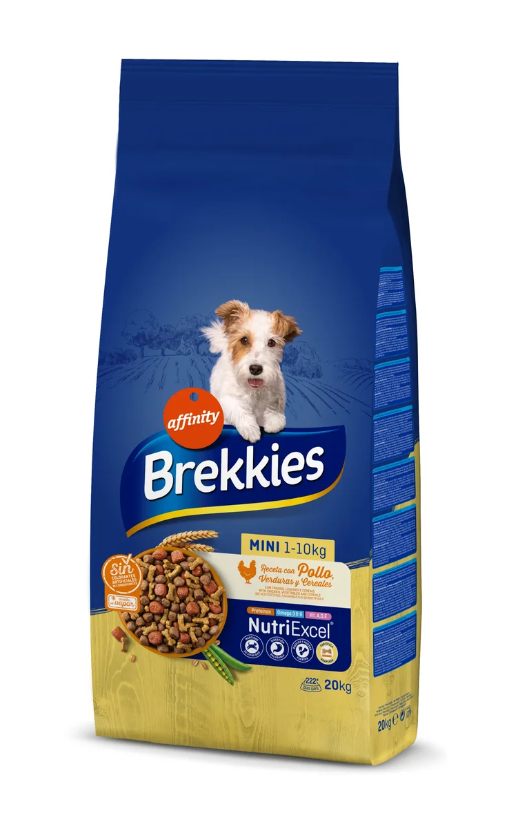 Hrana uscata caini, Brekkies Dog Excel Mix Mini Original, 20 kg