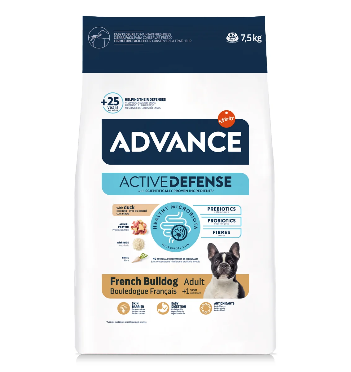Advance Dog Bulldog Francez Adult, 7.5 kg