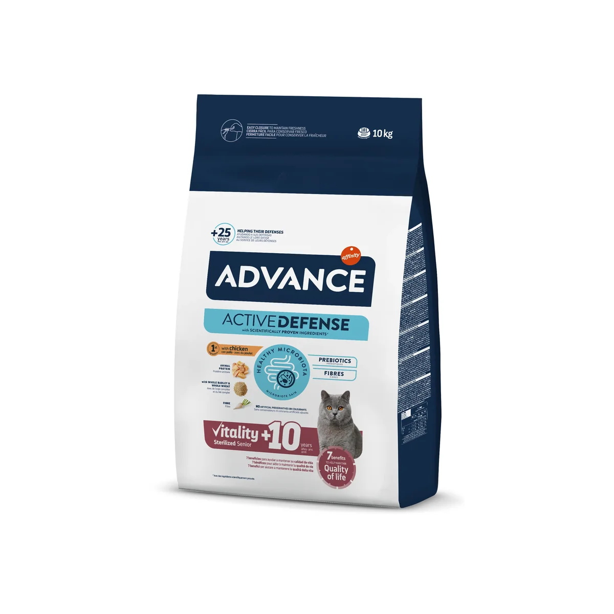 Advance Cat Vitality Sterilised Senior 10+, 10 kg