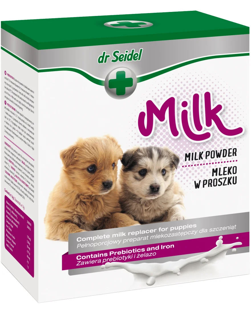 Lapte praf pentru caini, Dr. Seidel, 300 g