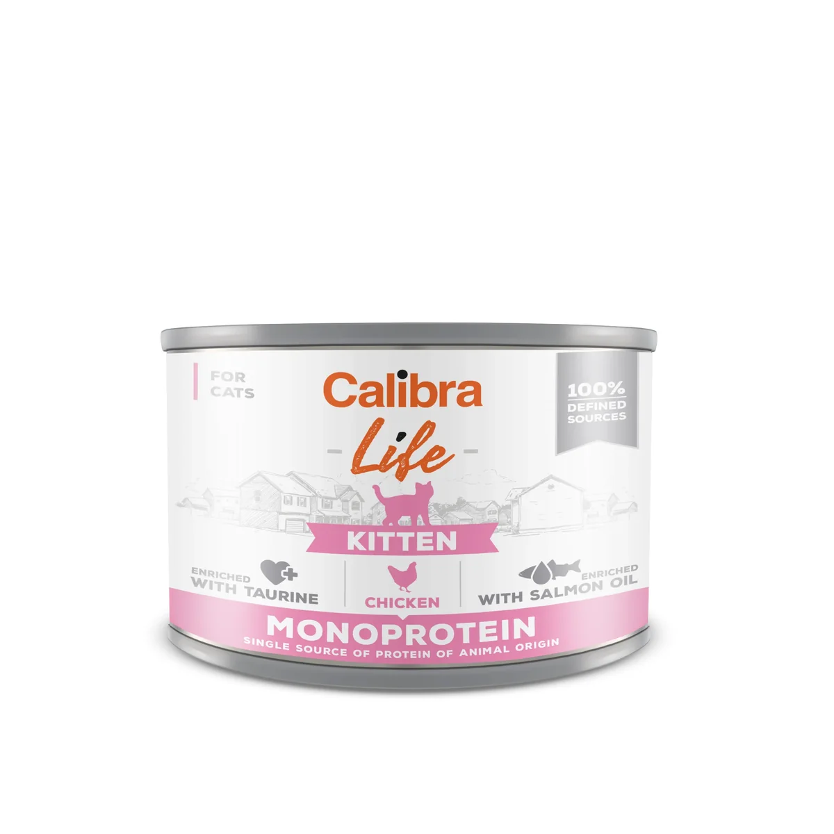 Calibra Cat Life Kitten Chicken 200 g, conserva