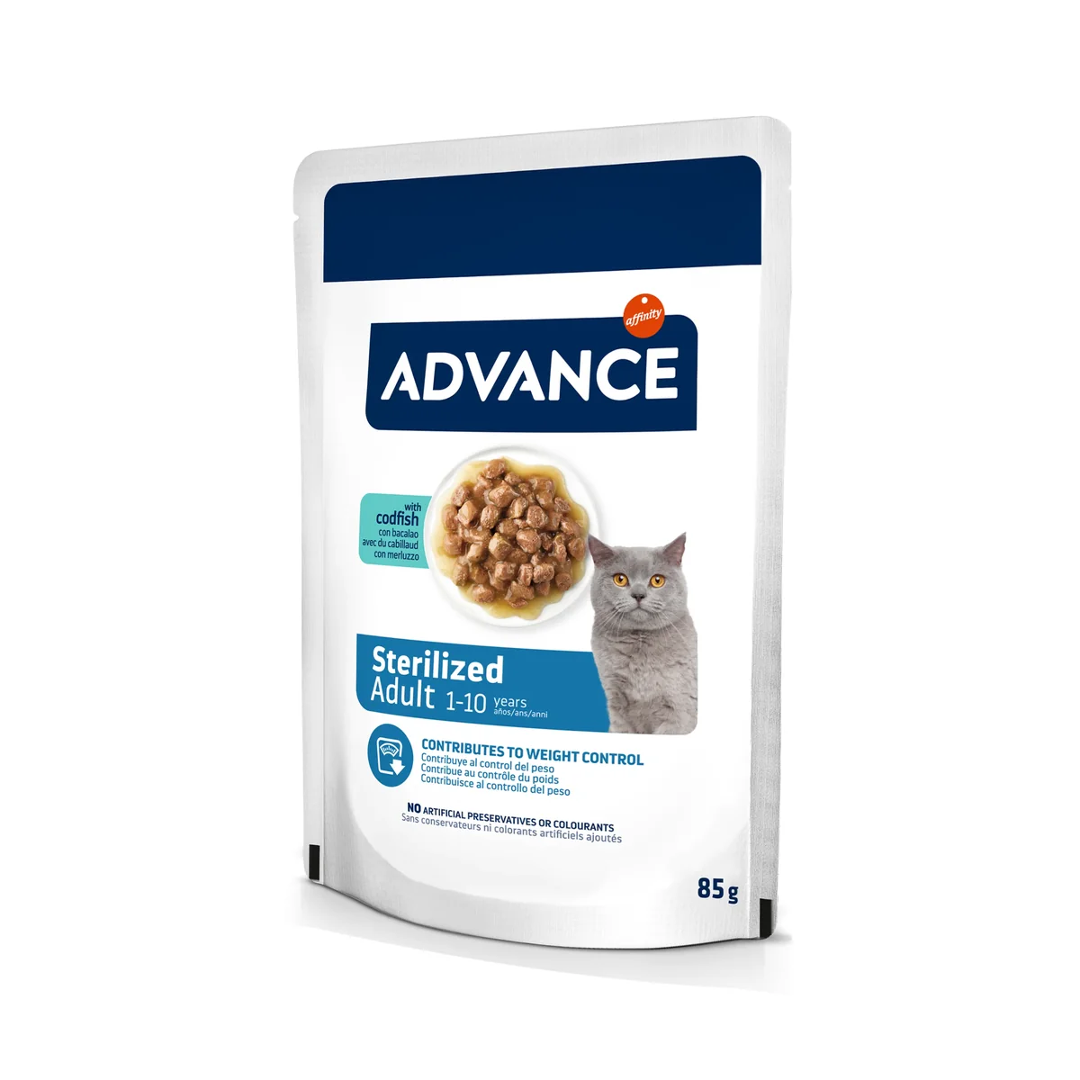 Advance Cat Wet Sterilized Cod, 85 g
