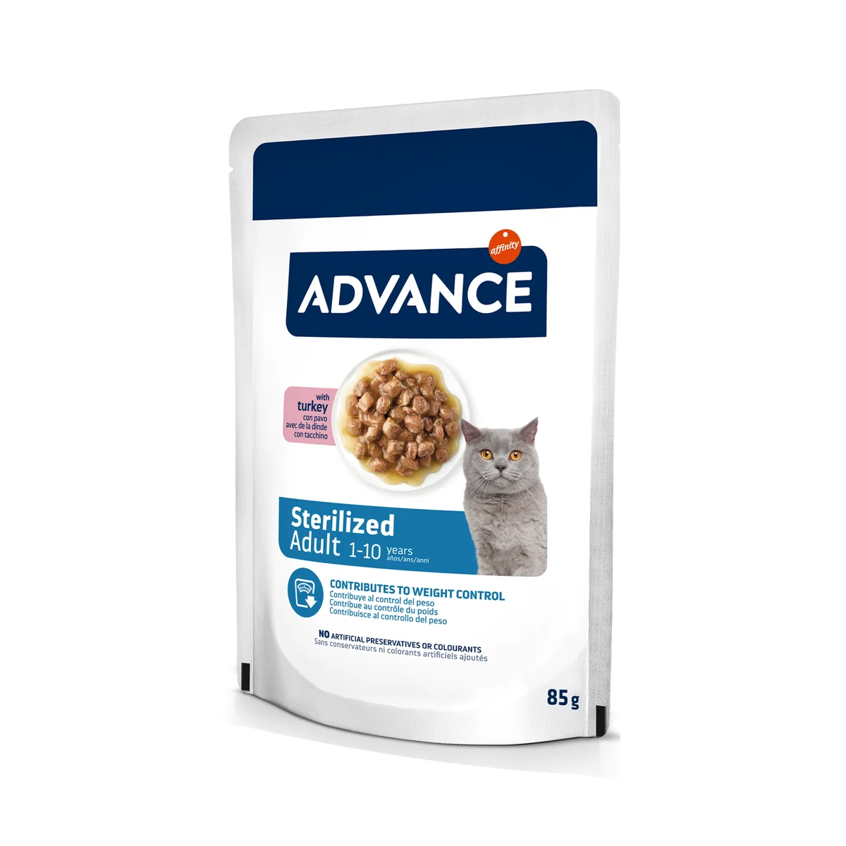Advance Cat Wet Sterilized Curcan, 85 g