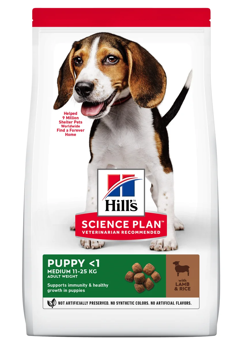 Hill's Science Plan Canine Puppy Medium Lamb and Rice, 2.5 kg