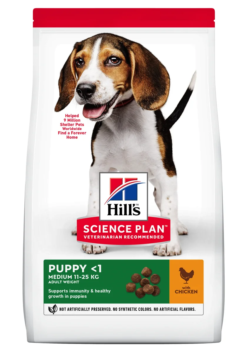 Hill's Science Plan Canine Puppy Medium Chicken, 14 kg