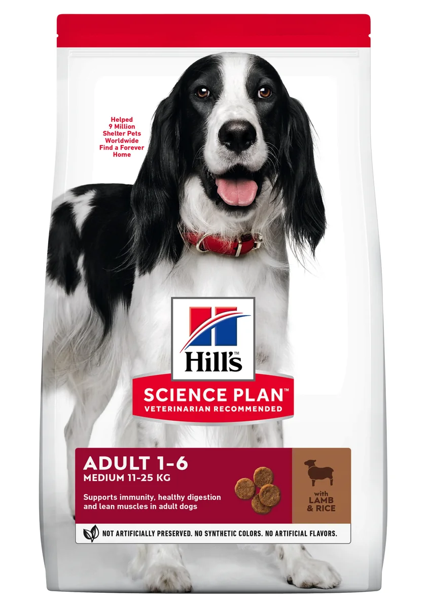 Hill's Science Plan Canine Adult Medium Lamb and Rice, 2.5 kg