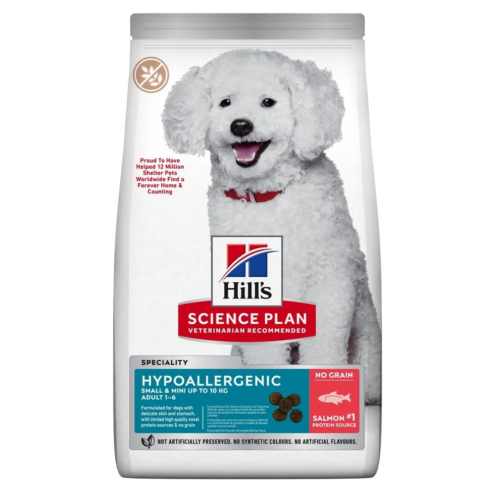 Hill's Science Plan Canine Hypoallergenic Small & Mini Adult Salmon, 1.5 kg