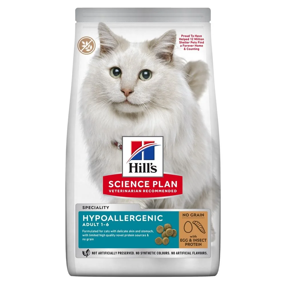 Hill's Science Plan Feline Adult Hypoallergenic No Grain, 7 kg