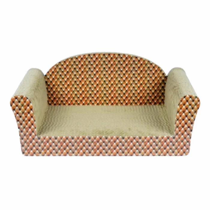 Carton de zgariat pentru pisici, model canapea, 49.53 A  26.67 A  17.78 cm, Multicolor