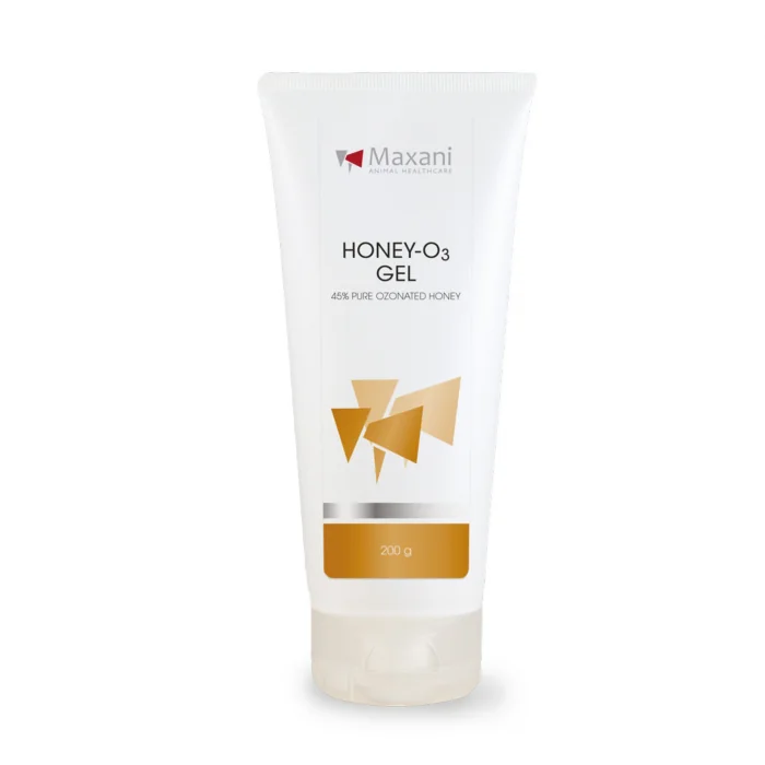 Maxani Honey-O3 gel, pentru vindecarea pielii deteriorate la animale, 200 g