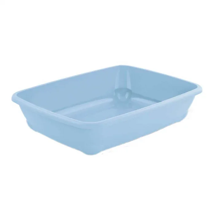 Litiera pentru pisici MPB Birba Mini, 30x31x9h cm, Albastru