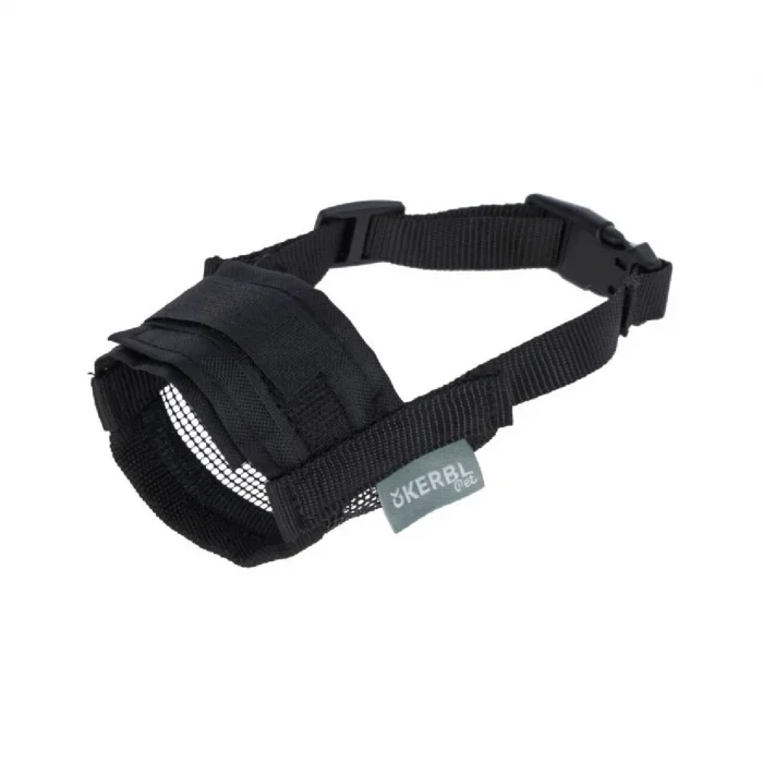 KERBL botnita nylon pentru caini ajustabila XS L 5.5CM FI 12-14CM