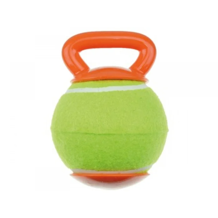Jucarie pentru caini BAGGY Ball M-PETS, orange  verde, 18,4x12,7x12,7 cm