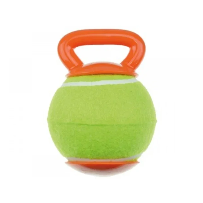 Jucarie pentru caini HANDY Ball M-PETS, orange  verde, 23,5x12,7x12,7 cm