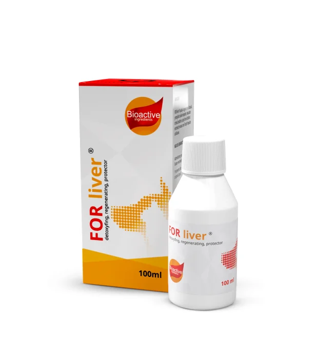 Supliment lichid pentru caini cu afectiuni hepative, FOR liver   detoxyfing, regenerating, protector - 100 ml