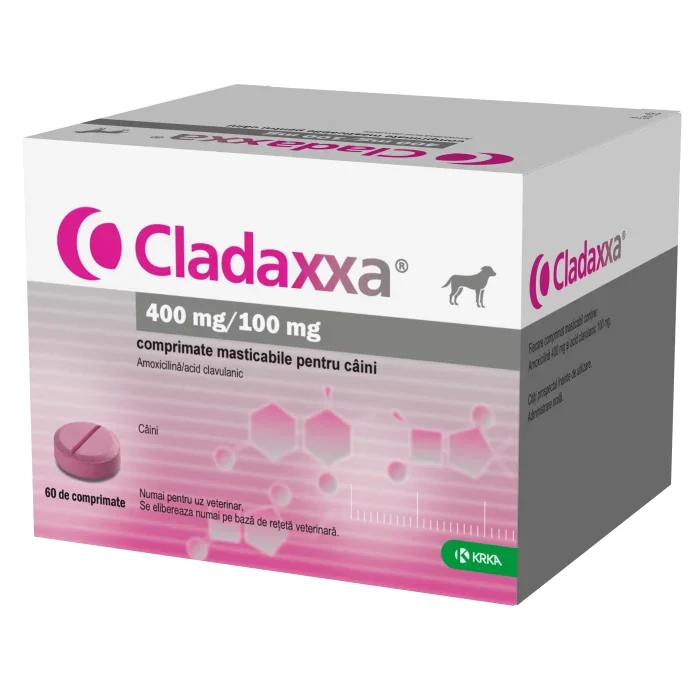 Cladaxxa 400mg 100mg 10 comprimate masticabile