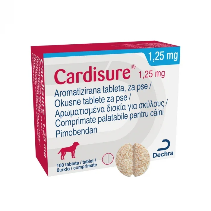 CARDISURE 1.25 MG  100 TB PALATABILE