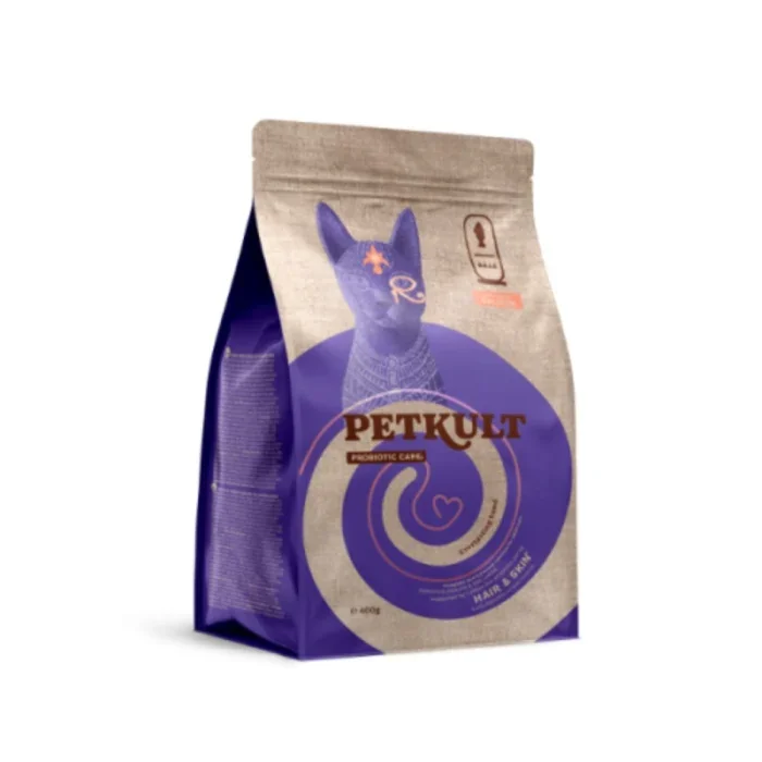 Hrana uscata Petkult Probiotic Care Hair  Skin Fresh pentru pisici cu Somon 7 kg
