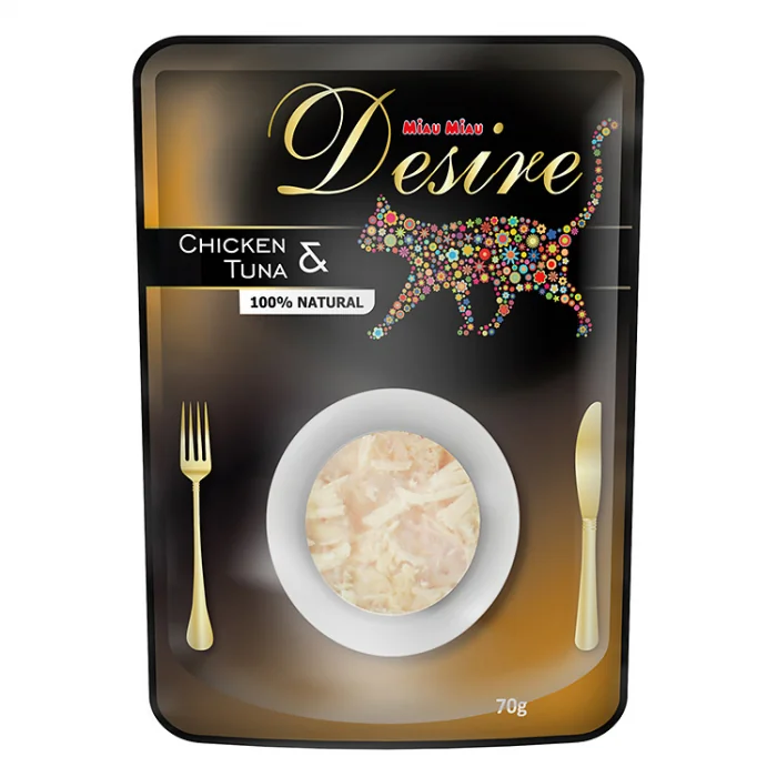 Hrana Umeda Plic DESIRE Pui File si Ton in Supa 70g