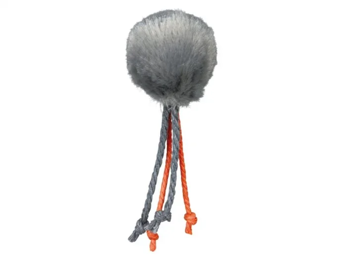 Jucarie Pisici Minge 4 cm cu Clopotel si Sfoara