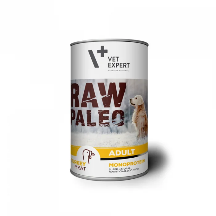 Hrana umeda, RAW PALEO, adult, carne de Curcan, 800 g