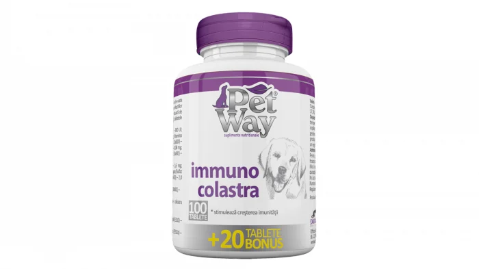 PetWay Immuno Colastra, 100 tablete + 20 BONUS