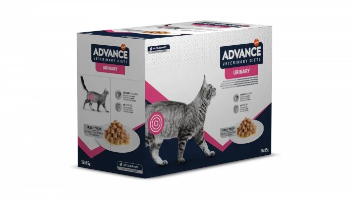 Hrana umeda pisici Advance Urinary - plic 12x85 g