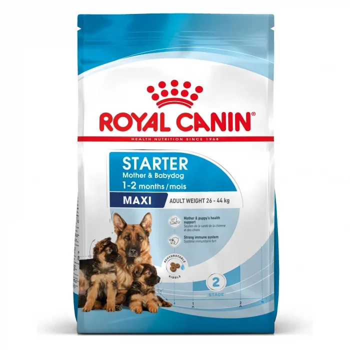 Royal Canin Maxi Starter Mother  Babydog, mama si puiul, hrana uscata caine, 15 kg