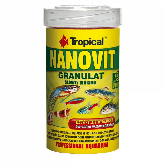MIKRO-VIT NANOVIT granulat Tropical Fish, 10g