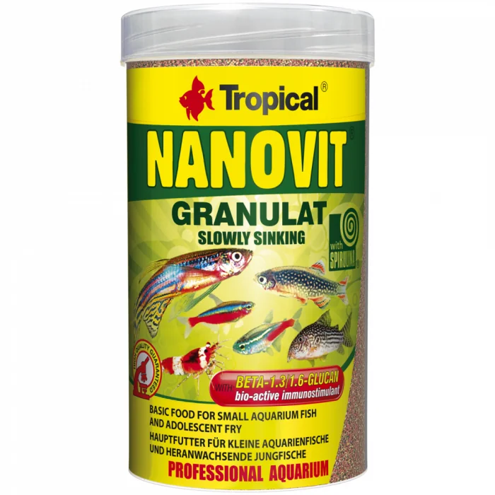 MIKRO-VIT NANOVIT granulat Tropical Fish, 100ml, 70g