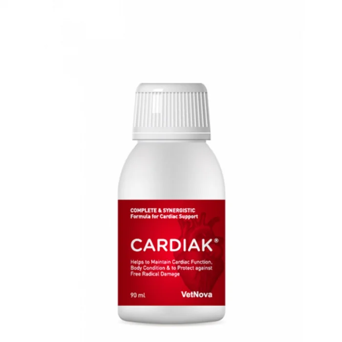 Supliment alimentar pentru sprijinul functiei cardiace la caini si pisici, CARDIAK   vetNova, 90 ml