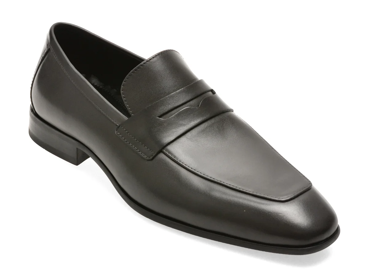 Mocasini eleganti ALDO negri, BEASON-IN 001 , din piele naturala