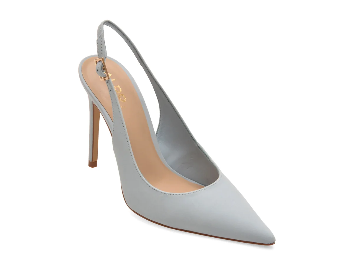 Pantofi eleganti ALDO albastri, STESSYSLING 499, din nabuc