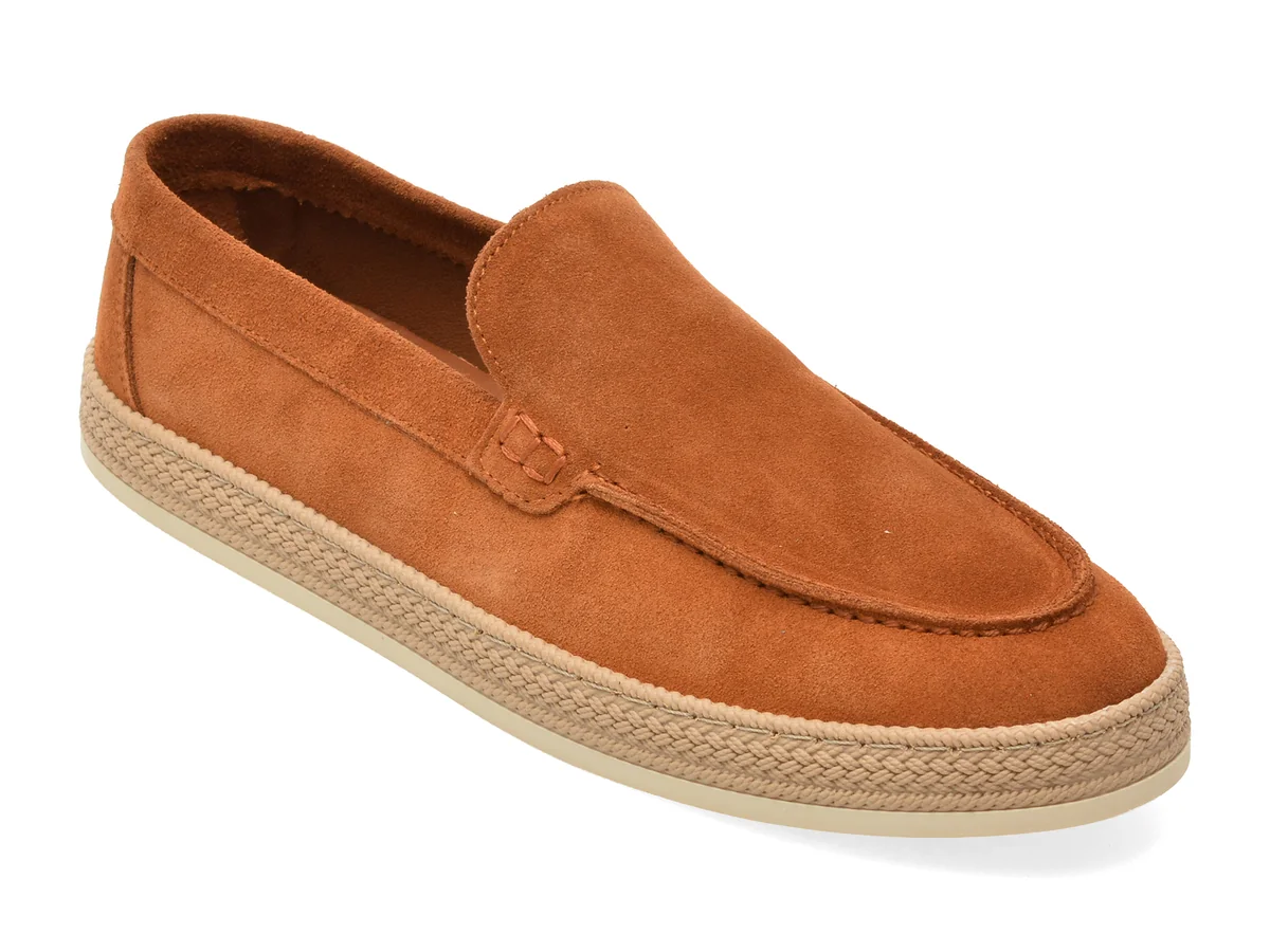 Mocasini ALDO maro, CLIFFE 220, din piele intoarsa
