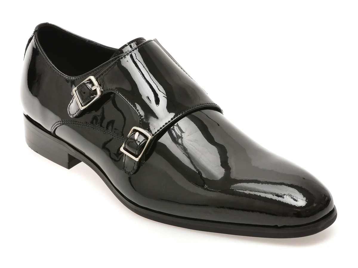 Pantofi eleganti ALDO negri, RICARDO 001, din piele naturala lacuita