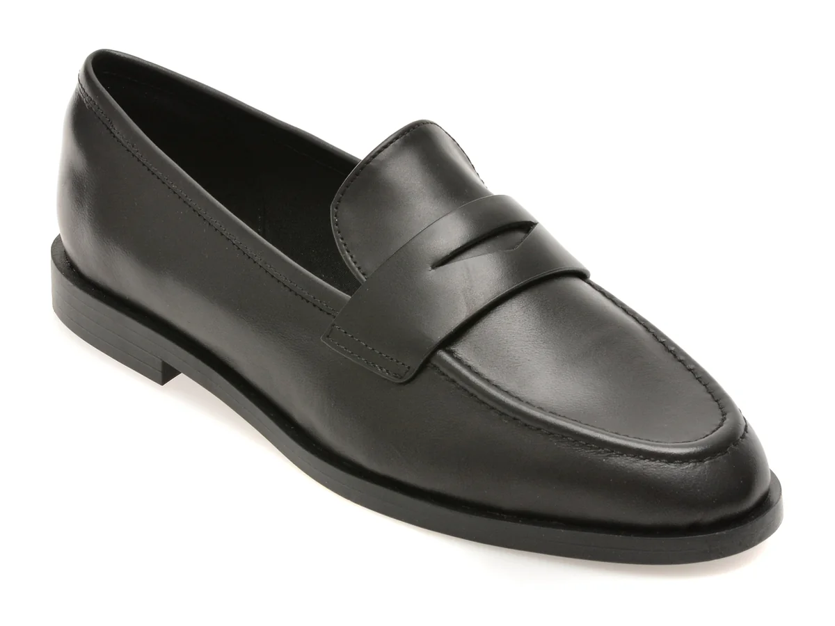 Mocasini ALDO negri, ADALADAR 001, din piele naturala