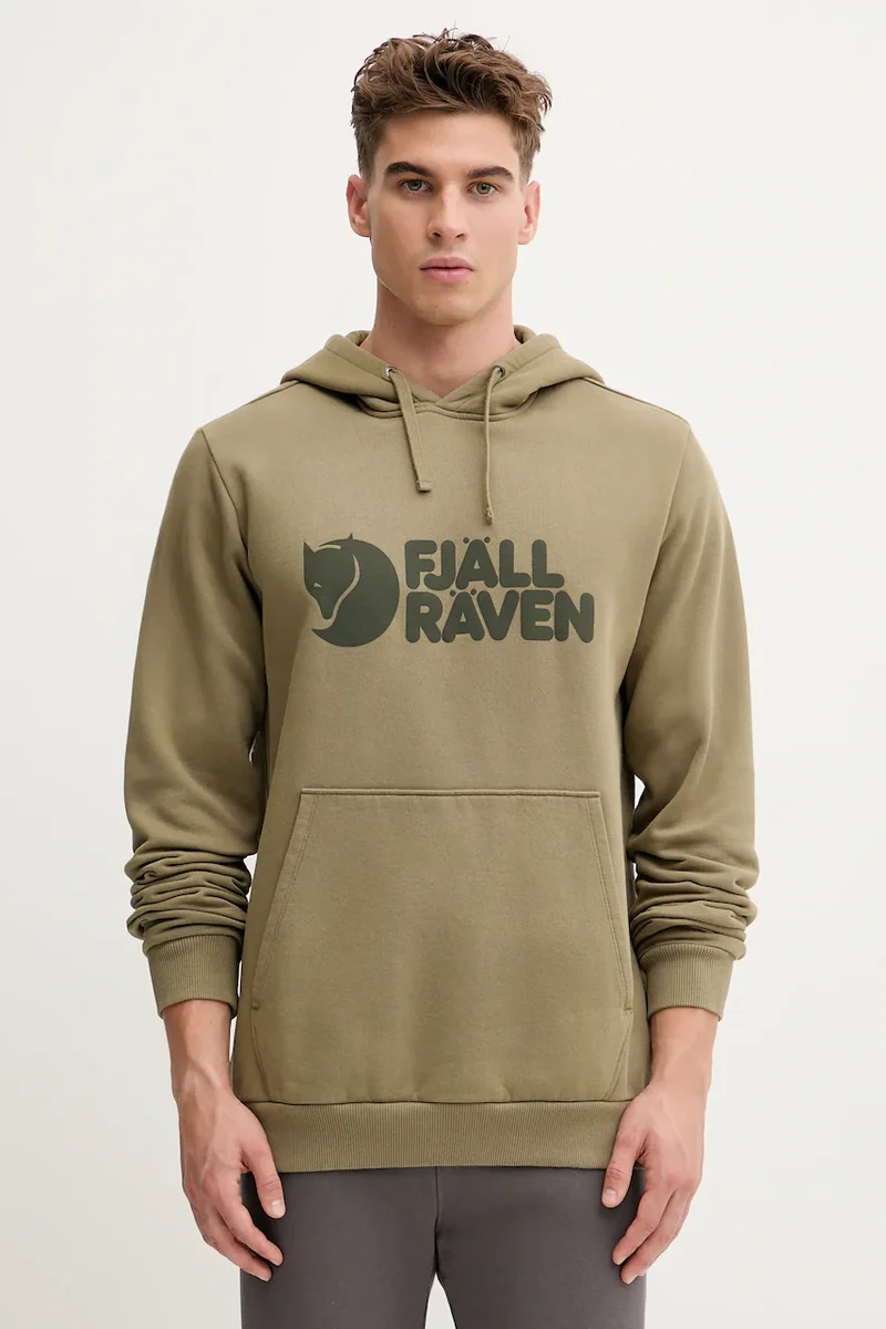 Fjallraven hanorac de bumbac Logo Hoodie