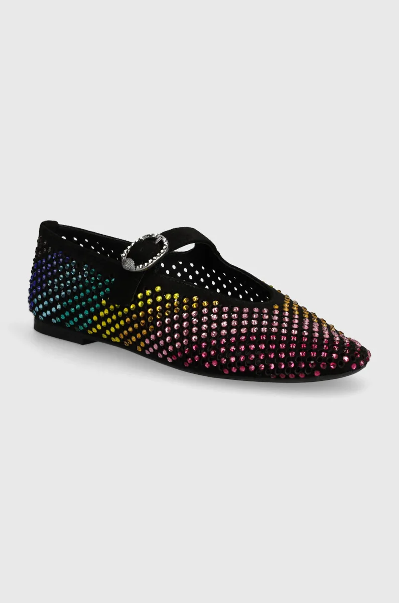 Kurt Geiger London balerini din piele intoarsa Mayfair Ballet Flat