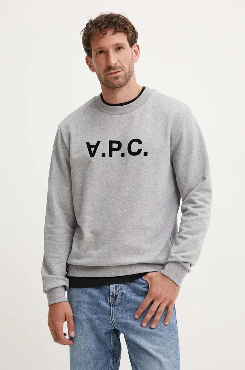 A.P.C. hanorac de bumbac sweat standard grand vpc GOTS