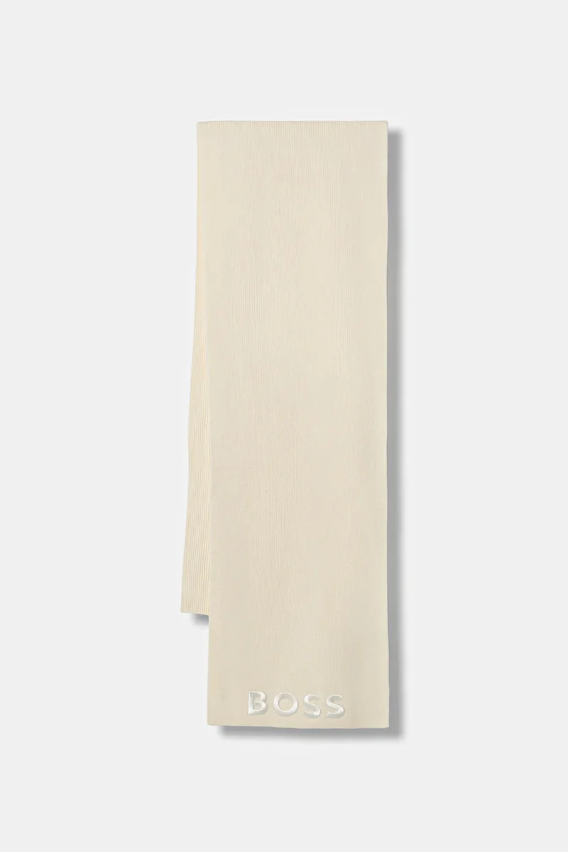 BOSS fular de lână Lara_scarf