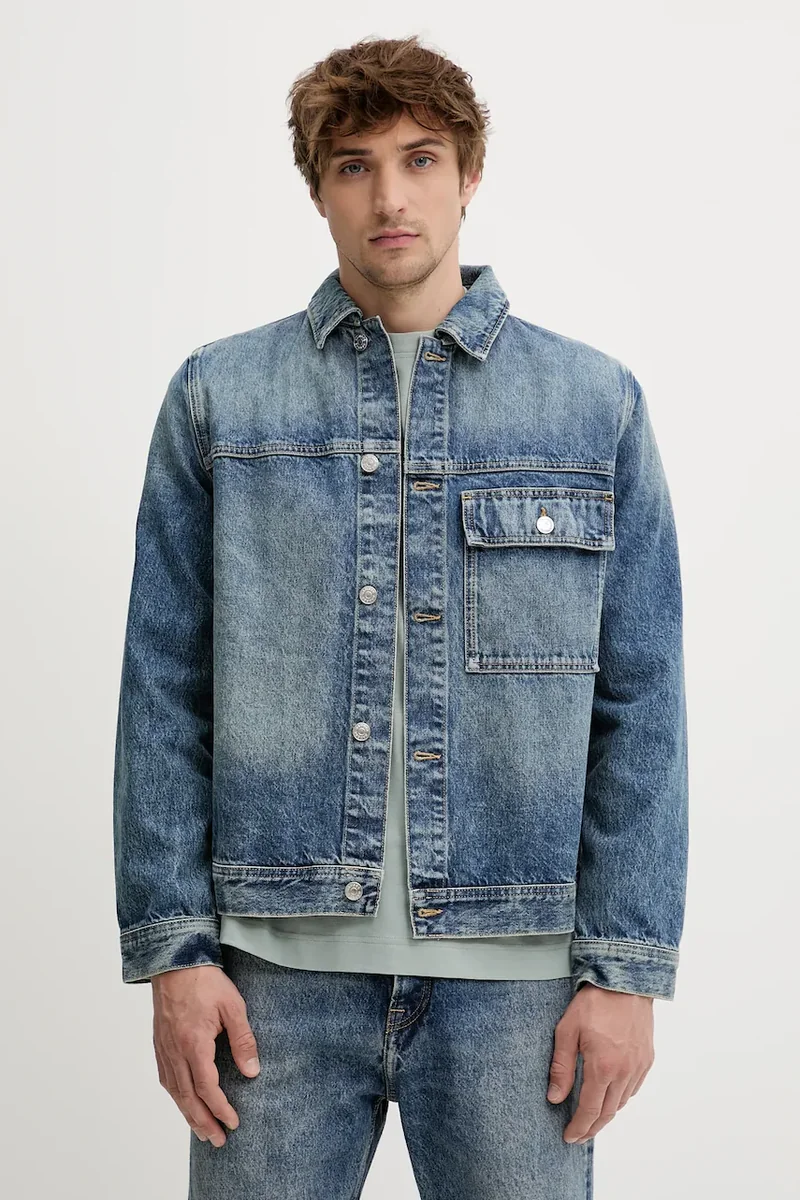 Samsoe Samsoe geacă jeans SAWESLEY