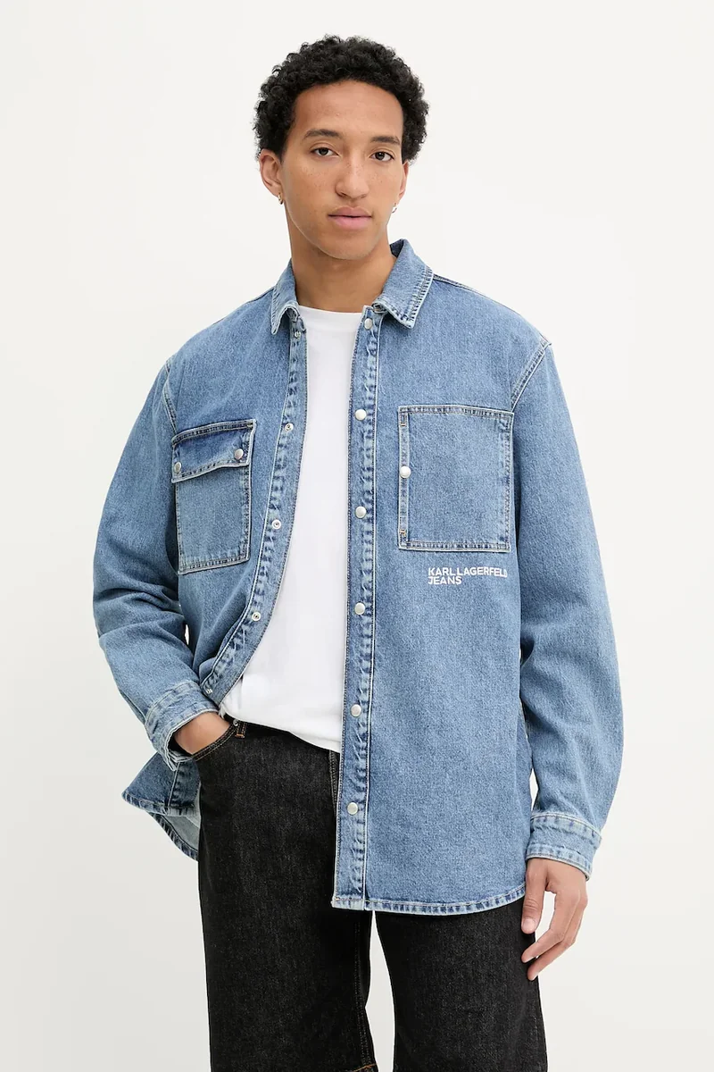 Karl Lagerfeld Jeans cămașă din denim