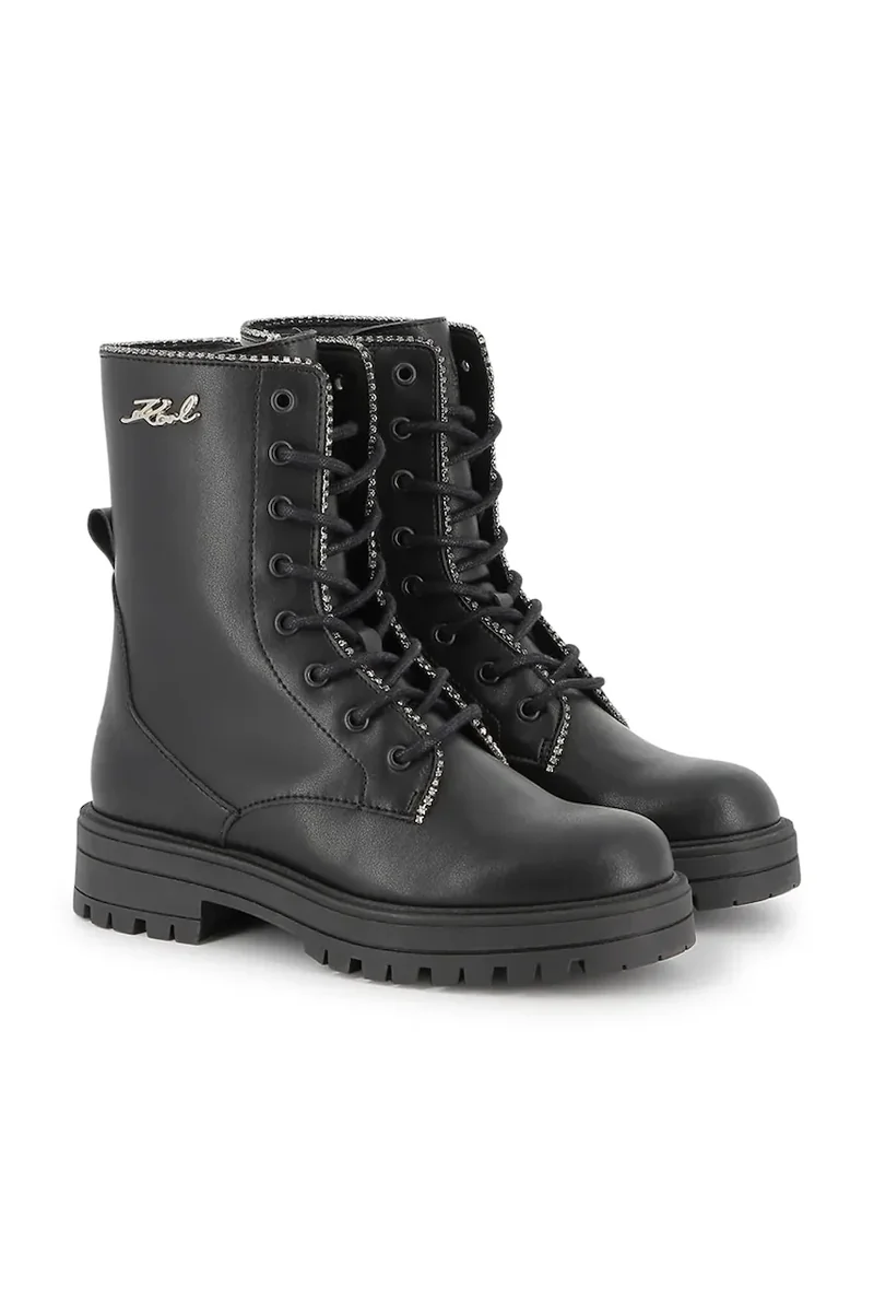 Karl Lagerfeld ghete din piele pentru copii