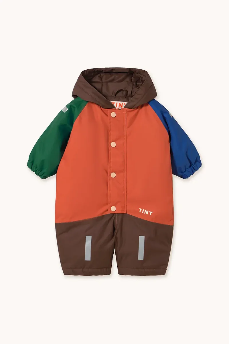 Tinycottons salopeta COLOR BLOCK SNOW ONE-PIECE