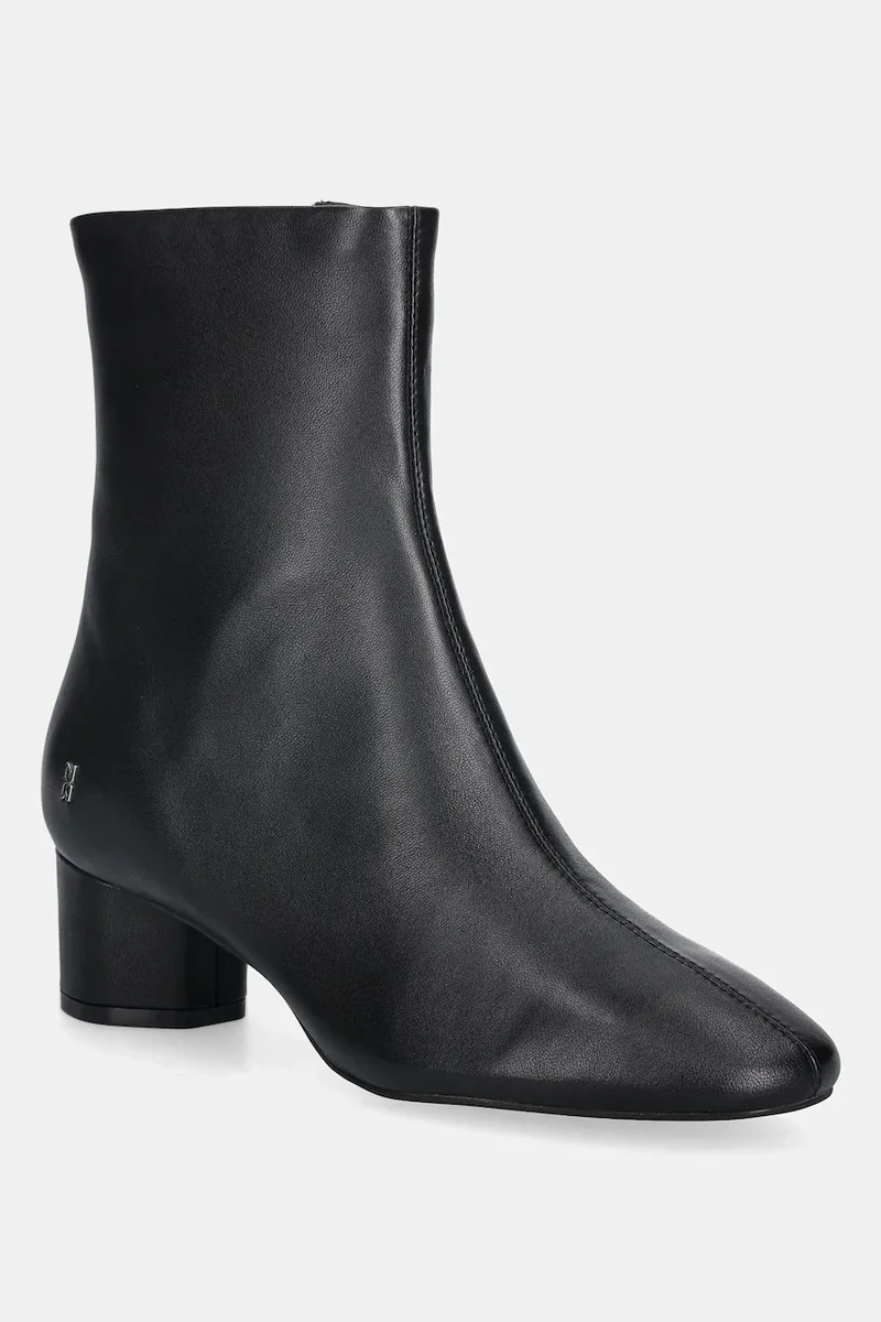 Nokwol cizme de piele Alyssa Black Leather