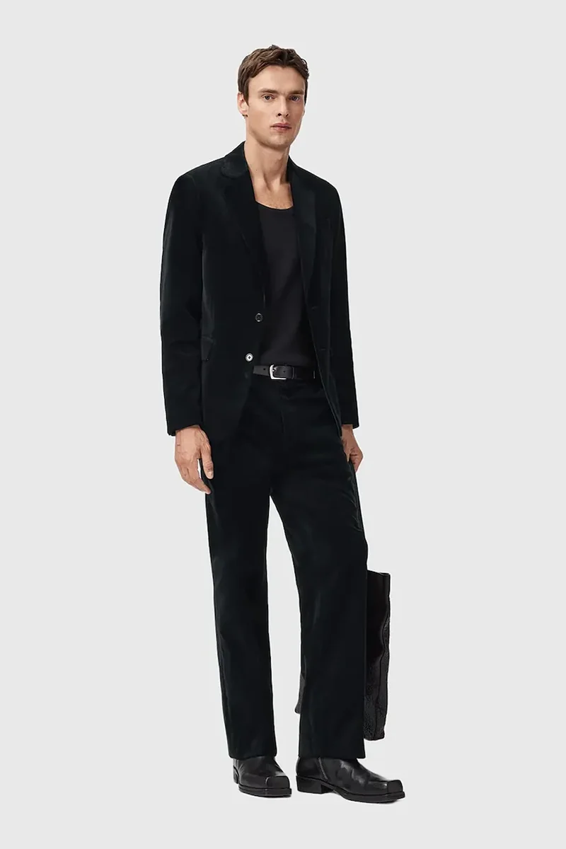 AllSaints pantaloni de bumbac SAGA